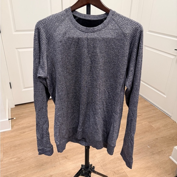 lululemon athletica Other - Lululemon Engineered Warmth Long Sleeve Crew Heathered Gray Mens Medium
